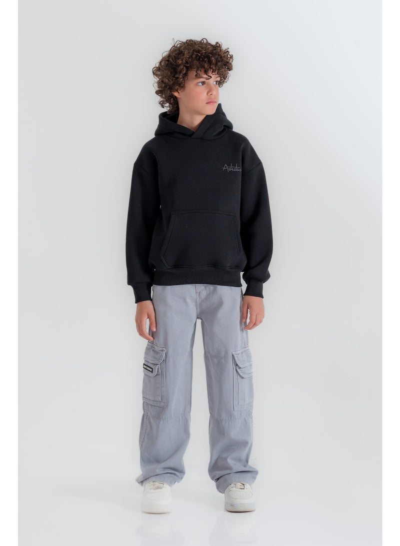 سي إن جينز وير كيدز بنطلون كارجو أولادي سادة بقصة واسعة - Image 5